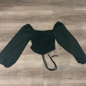 Medium shein green top